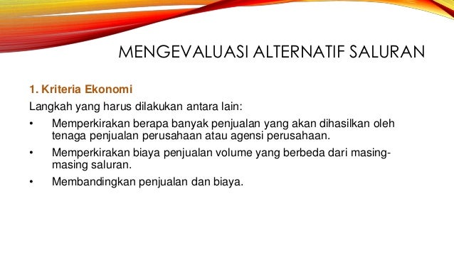 Mengelola saluran distribusi(slide)