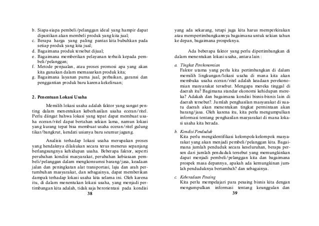 Mengelola Usaha Eceran Ritel Bag 1