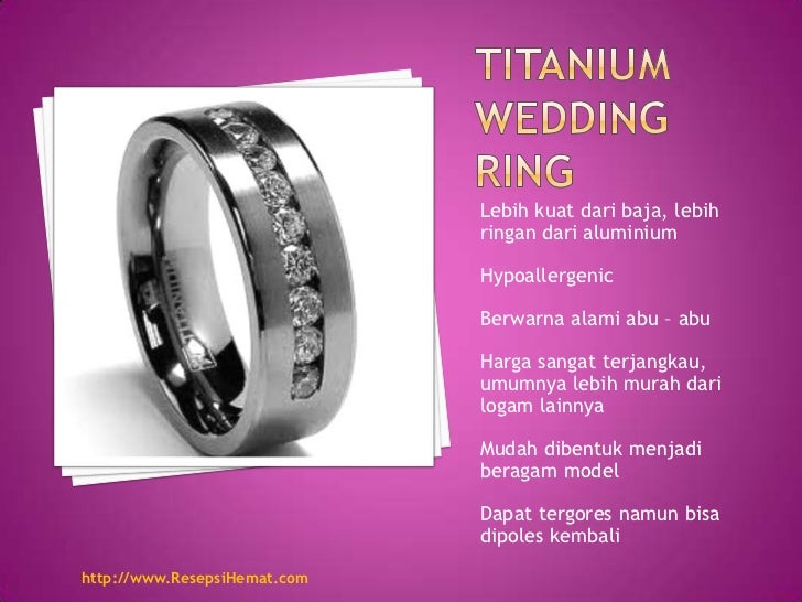Harga Jual Cincin Kawin Titanium