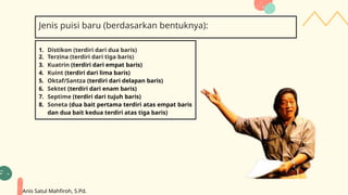 Mengenal Apa Itu Puisi Kelas 12. Bahasa Indonesia | PPTX