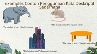 Example Teks Deskriptif Mengenal dan Mendeskripsikan dengan Fonik.pptx