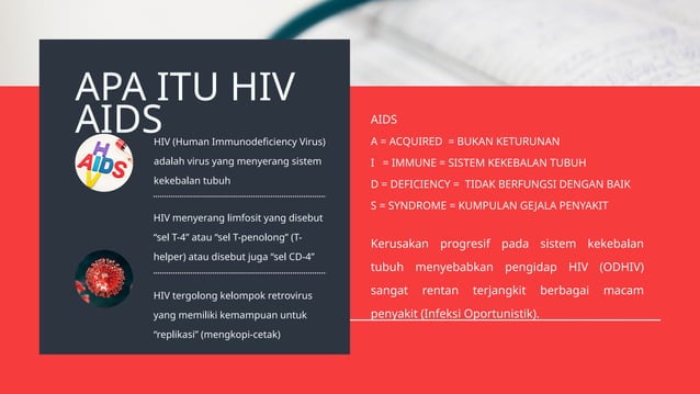 MENGENAL HIV AID, PENCEGAHAN DAN PERAWATANNYA.pptx