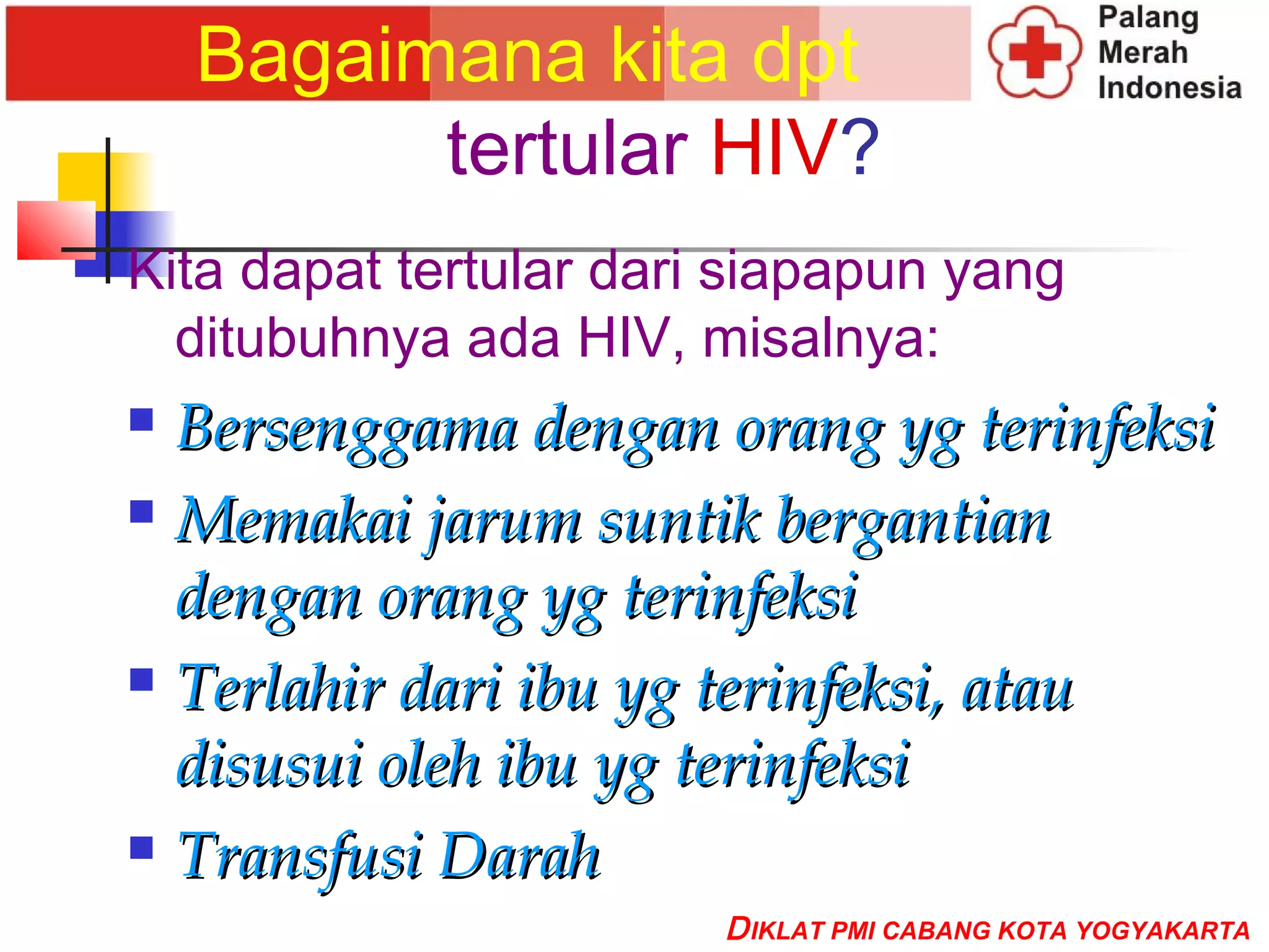 Mengenal HIV dan AIDS PPT (Materi PMR) | PPT