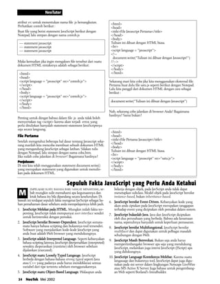 Mengenal javascript | PDF