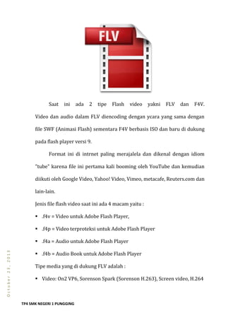 Flash Video Mengenal jenis jenis file video | PDF