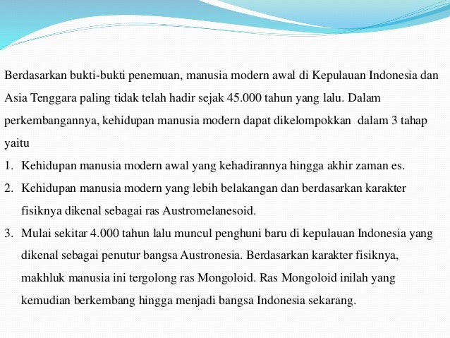 Mengenal manusia purba
