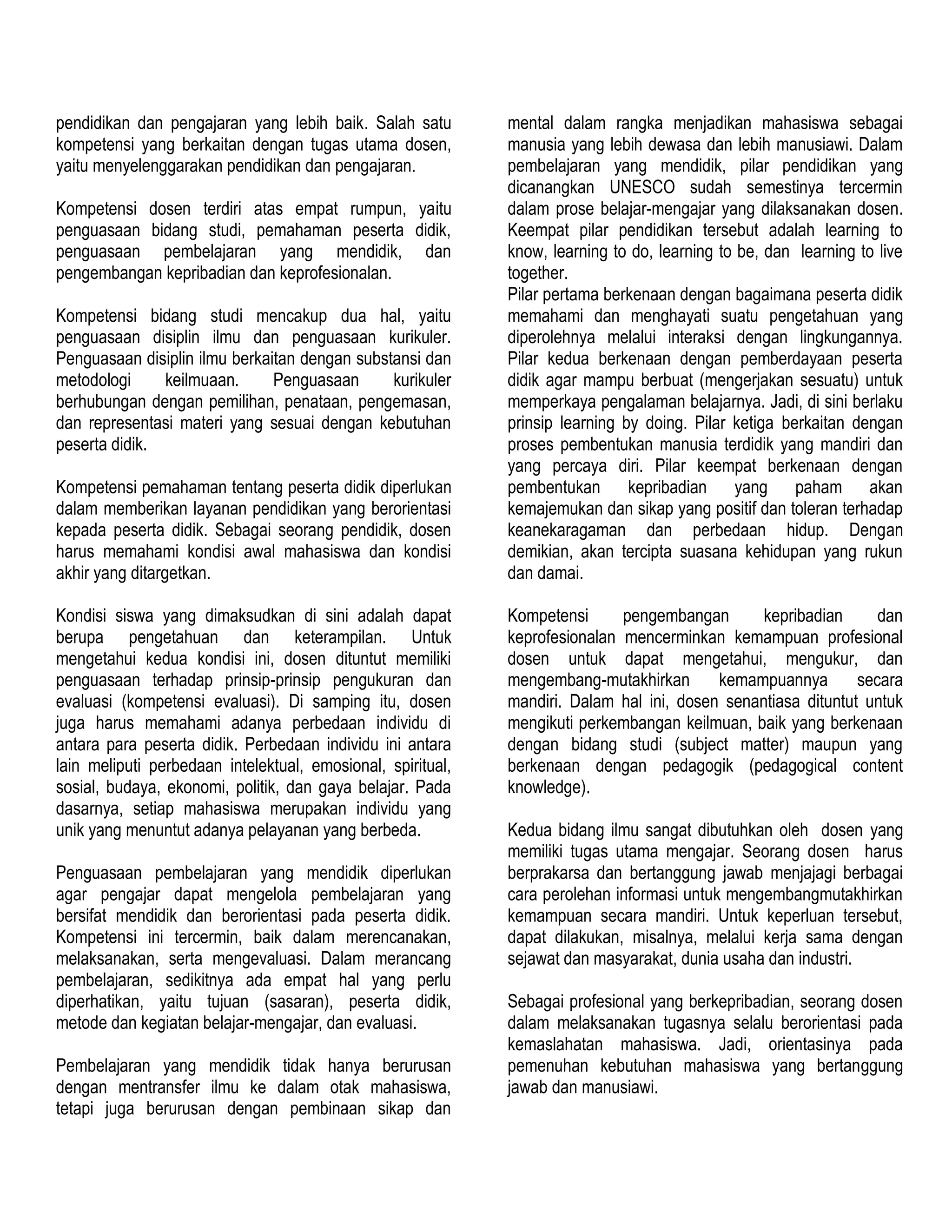 Mengenal metode dan teknik mengajar dosen masa kini | PDF