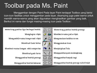 Mengenal microsoft paint | PPT