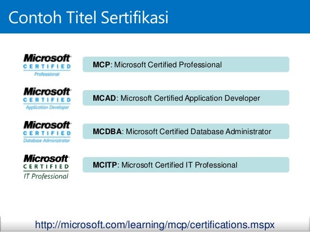 Mengenal Program Sertifikasi Microsoft