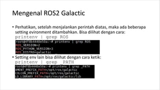 Mengenal ROS2 Galactic | PDF