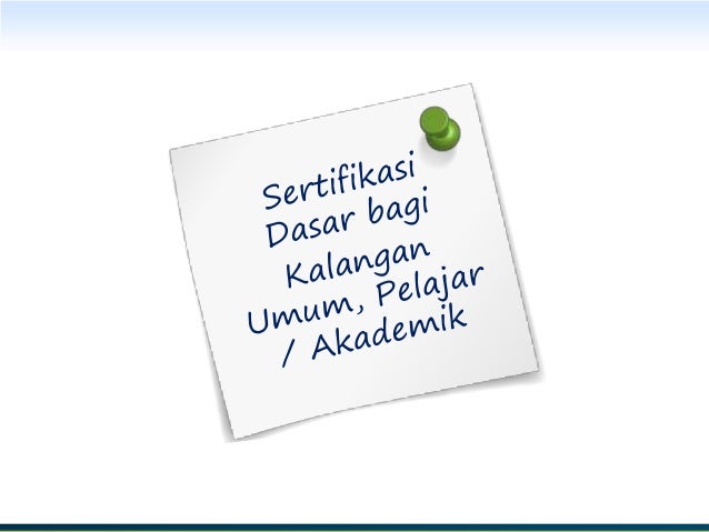 Mengenal Sertifikasi Microsoft (Update 2013)
