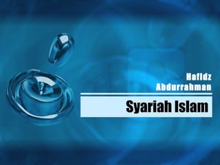 Syariah Islam Hafidz Abdurrahman 