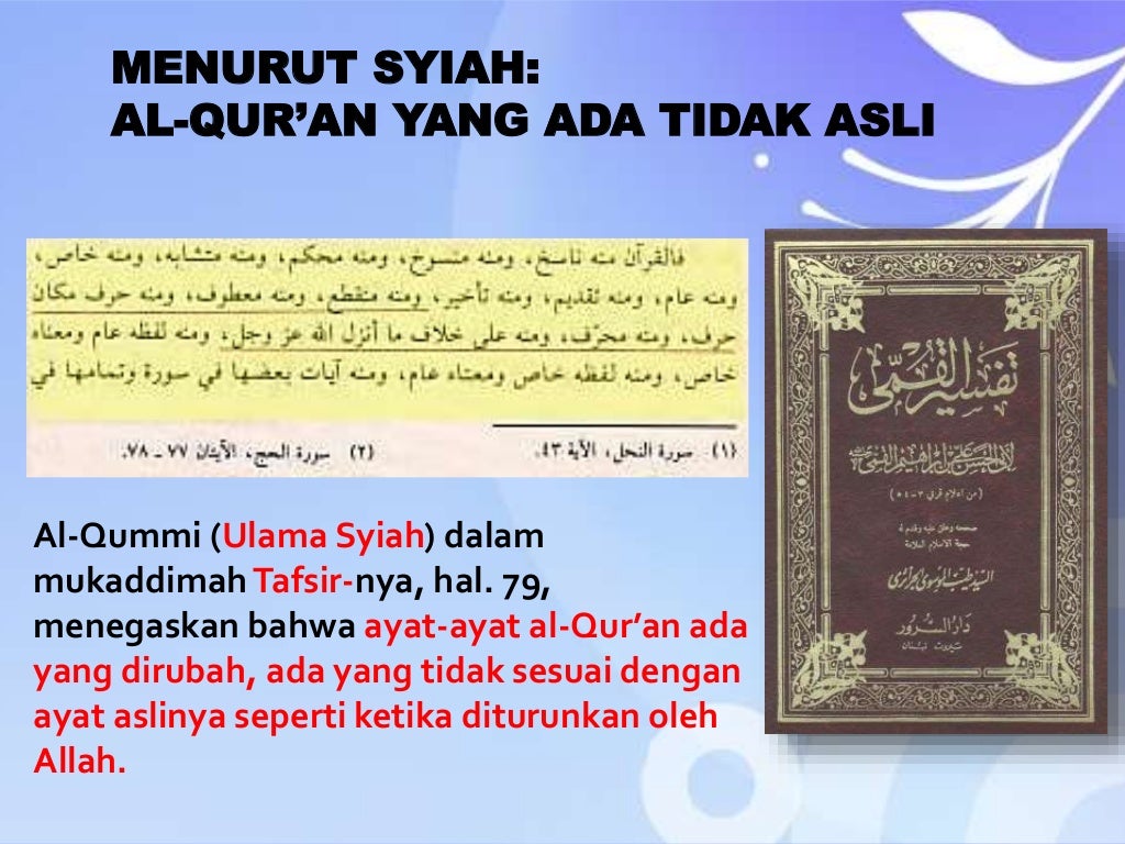 Mengenal syiah dari kitab kitab syiah (baru) Mengenal syiah dari kitab kitab syiah (baru)