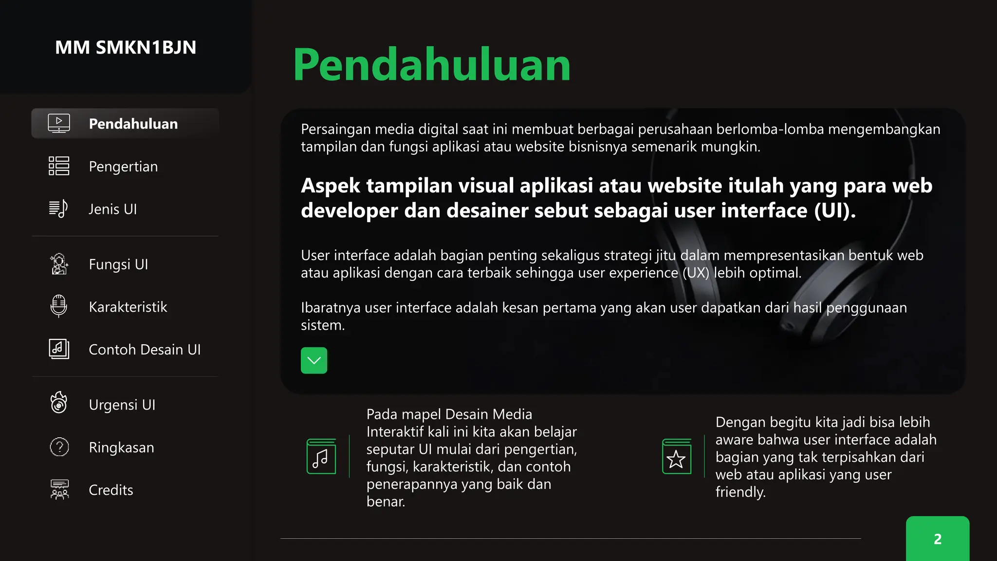 MATERI DESAIN MEDIA INTERAKTIF - MENGENAL USER INTERFACE | PPTX