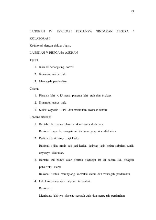 Mengetahui identifikasi kejadian partus lama pada ibu 