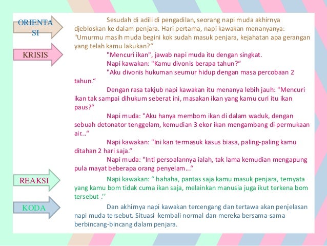 Cara Mengevaluasi Teks Anekdot - Ruang Soal