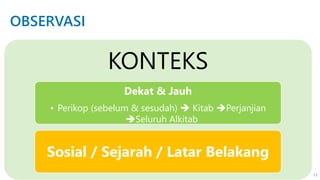 Menggali dan mengajarkan alkitab se cara praktis (oia) [ok] | PPTX