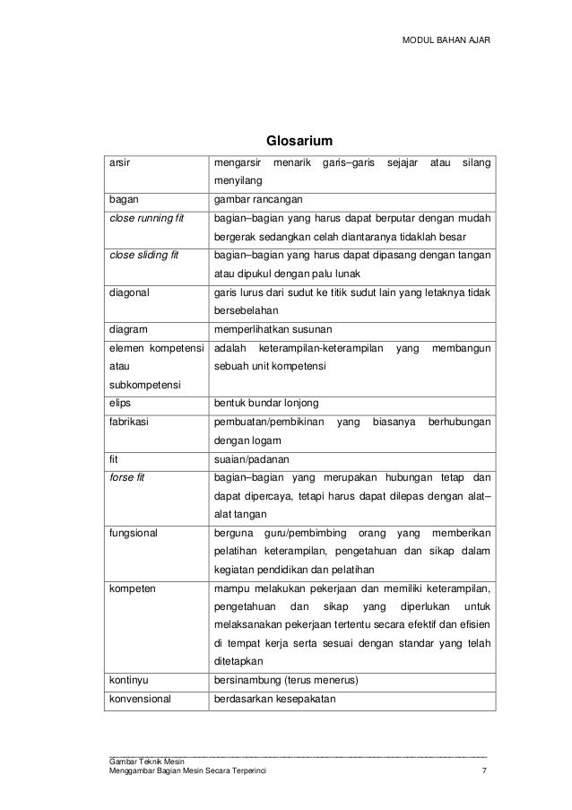 Menggambar Bagian Mesinsecaraterperinci