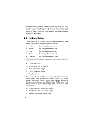Menggambar dan membuat pcb rangkaian elektronika dengan trax maker | PDF
