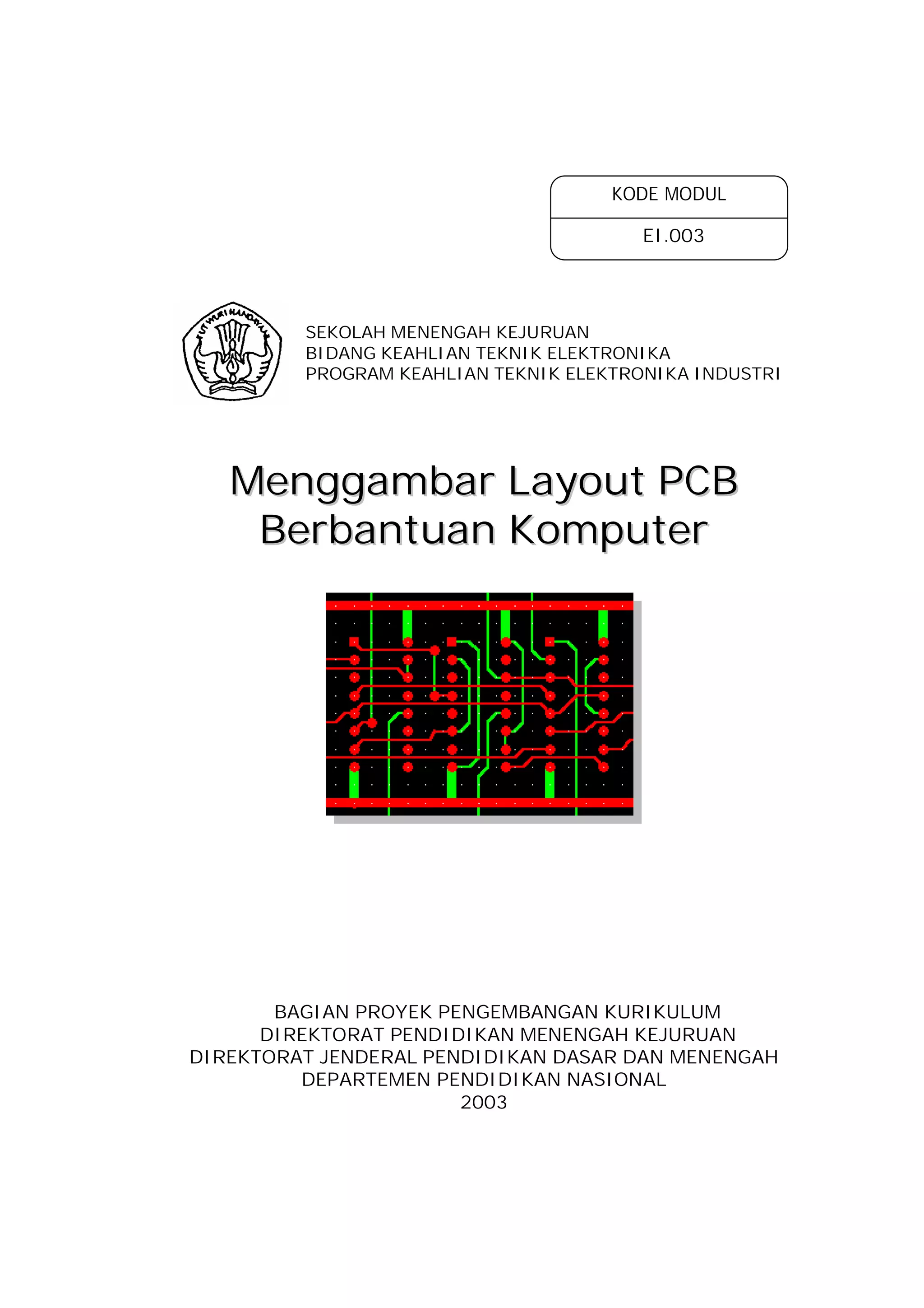 Menggambar layout pcb_berbantuan_komputer | PDF