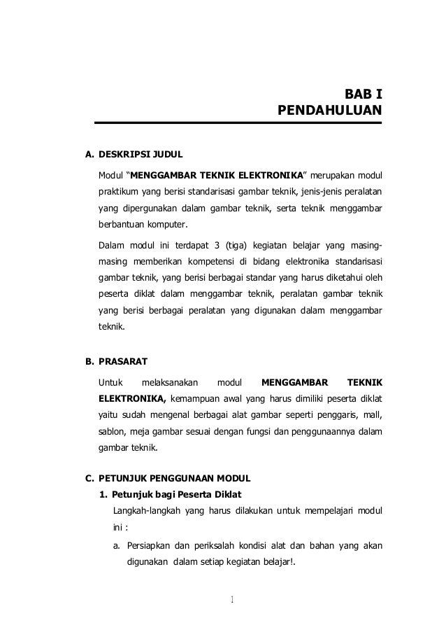 Menggambar Teknik Elektronika