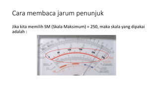 Menggunakan multimeter analog | PDF