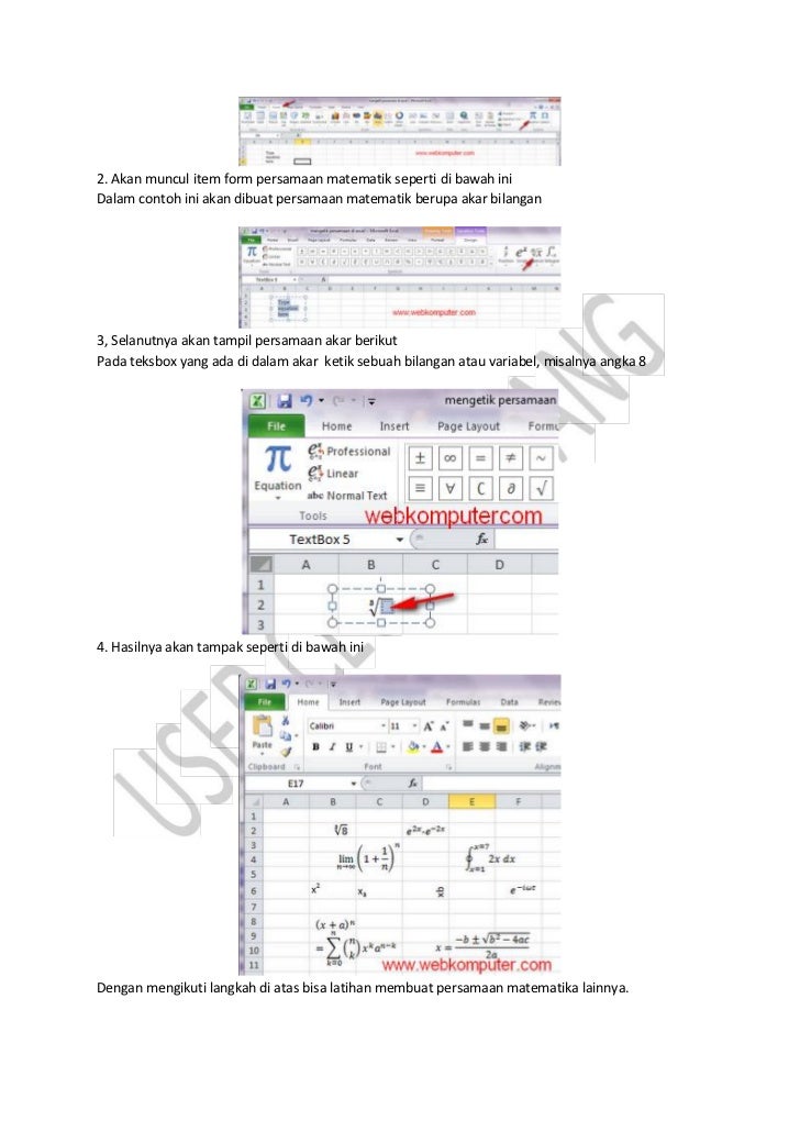 Menggunakan rumus logaritma di excel 2010