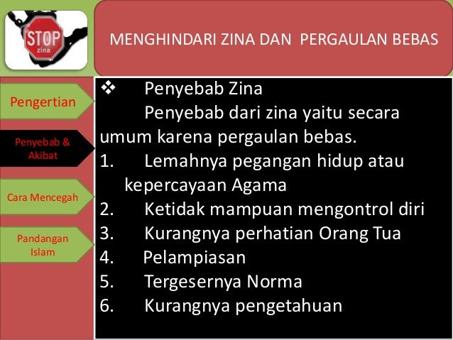 Menghindari zina dan pergaulan bebas by ali majid