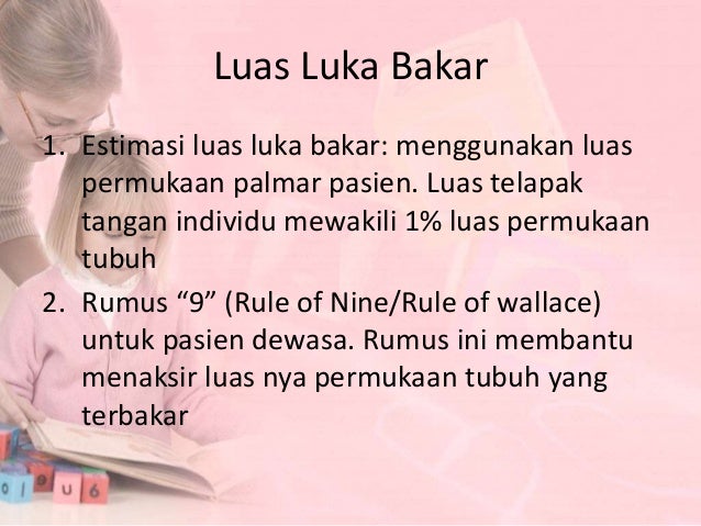 Menghitung luas luka bakar