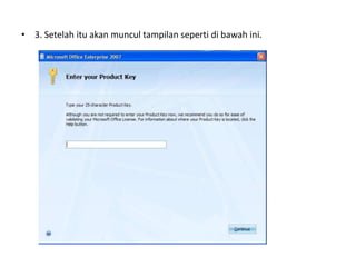 • 3. Setelah itu akan muncul tampilan seperti di bawah ini.
 