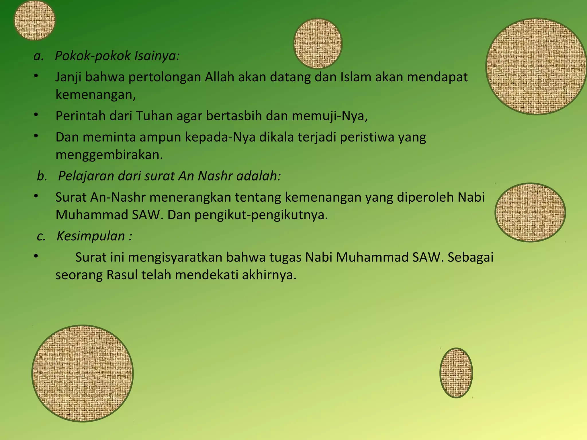Mengkaji surah al lahab dan an-nasr 2 | PPT