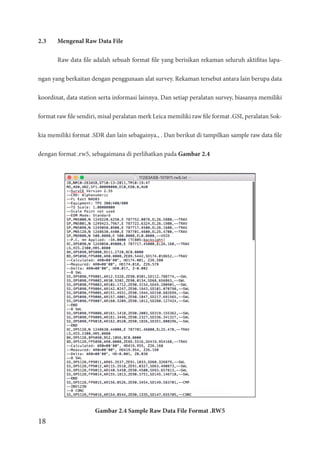 Rw5 File Format Mengontrol pekerjaan survey lapangan edi supriyanto, st | PDF
