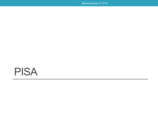 PISA
@iwanpranoto © 2014
 