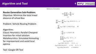 School Routing Algorithms School bus mixed class routing | PPTX