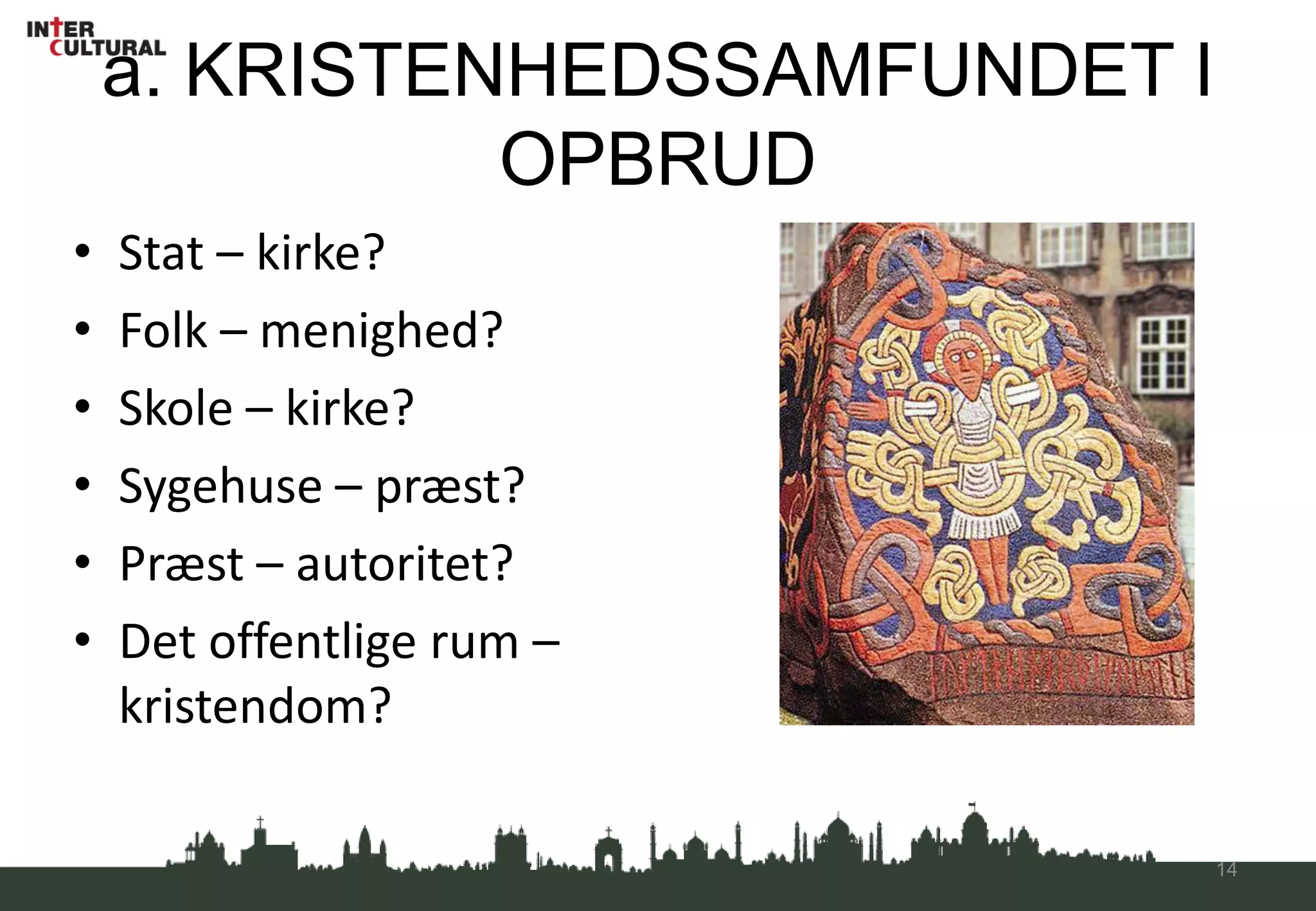 SPØRGSMÅL TIL GRUPPESAMTALEHvordan har jeres sogn/lokalsamfund forandret sig de sidste 10 år? Forsøg at blive enige om at identificere de tre vigtigste!Hvilke konsekvenser har disse tre forandringer haft for kirken hos jer?10