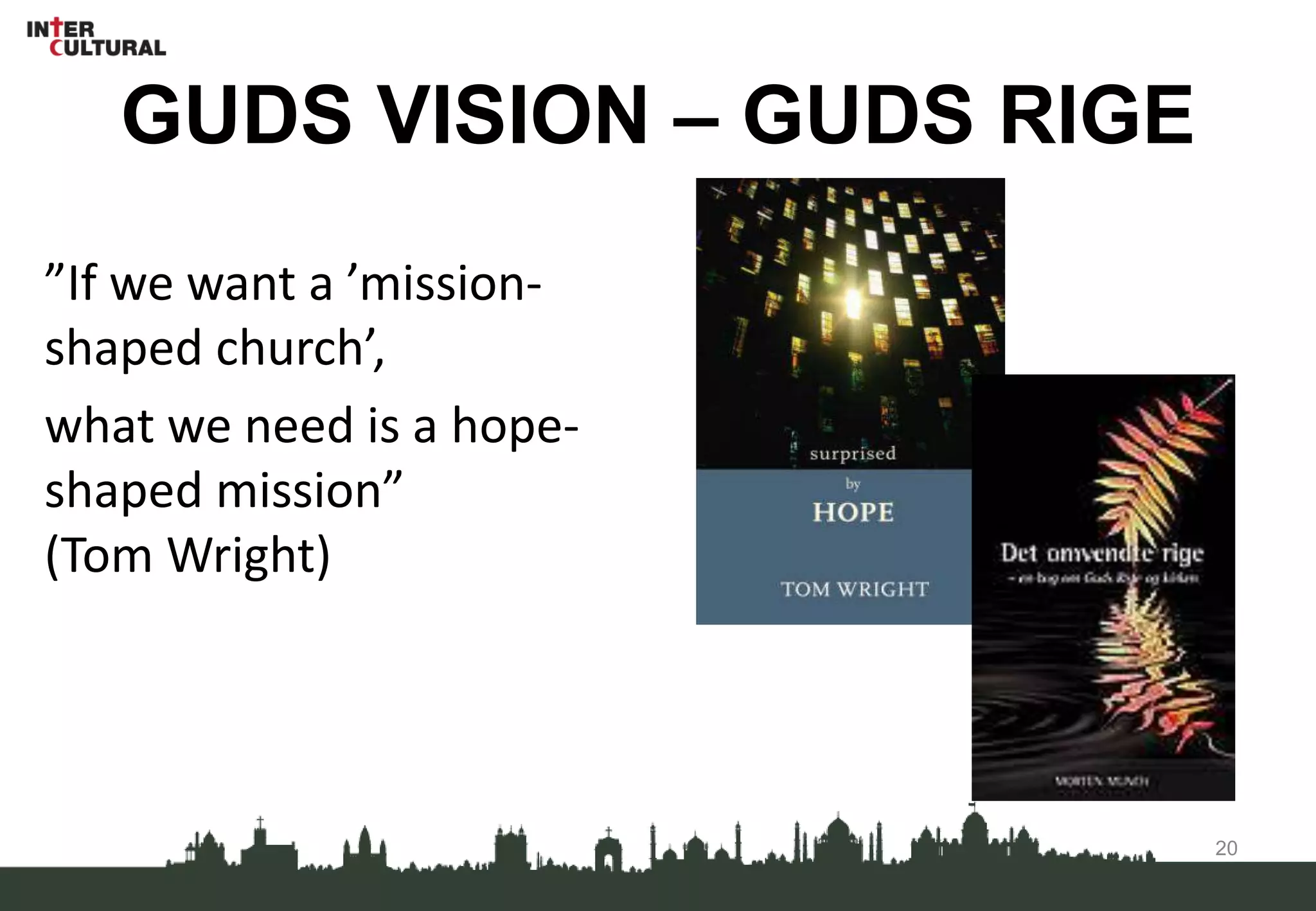 ”hvor to eller tre er forsamlet i mit navn, dér er jeg midt iblandt dem” (Matt 18,20)Løfte om guddommeligt nærværKnyttet til – at samles – i Jesu navnKnyttet til – at sendes – i Jesu navnAt tro på kirken er at tro på løftet om Jesu nærvær13