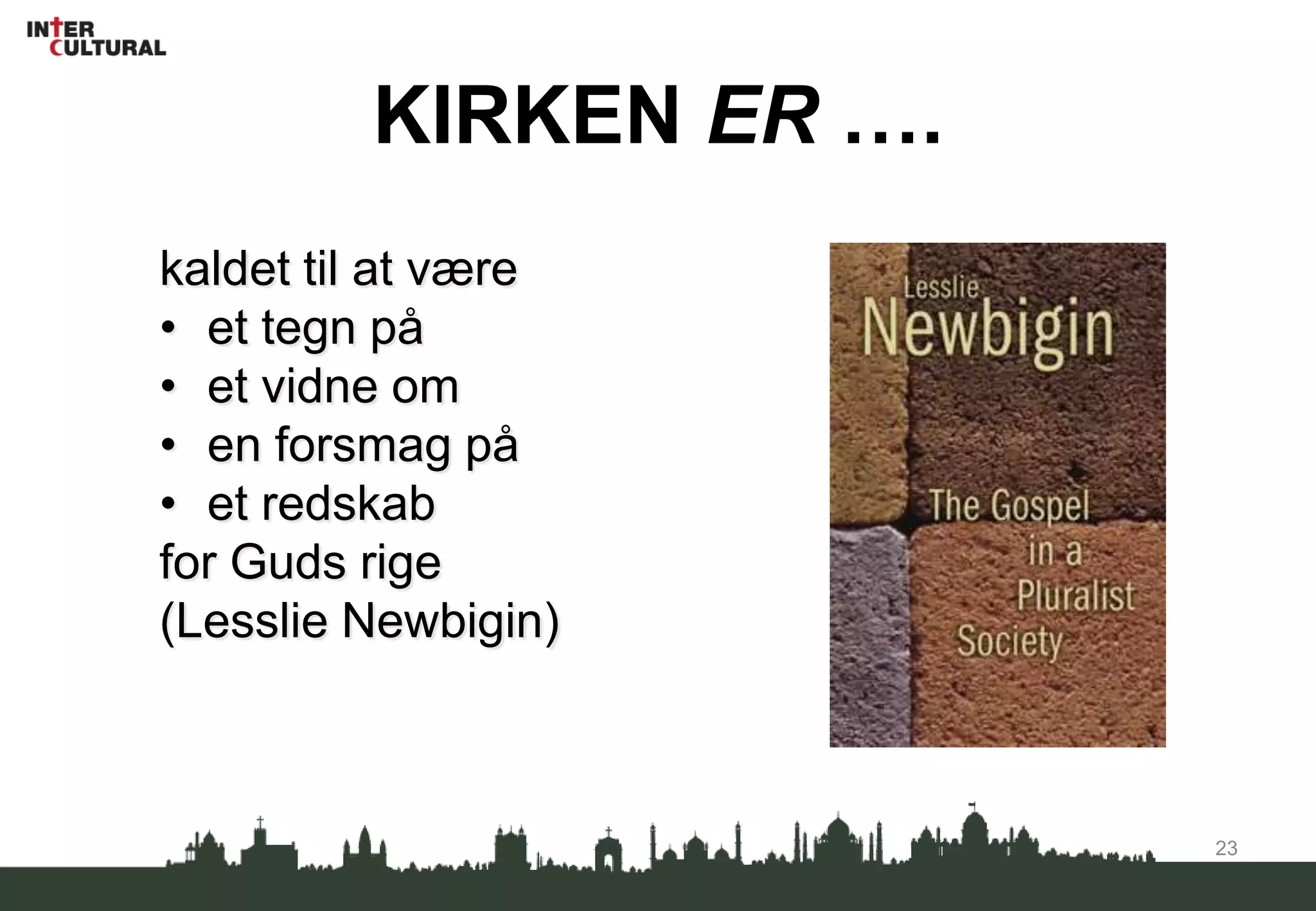 DEN TRENIGE GUDS MISSIONDen treenige Gud er den sendende Gud