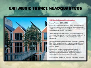EMI MUSIC FRANCE HEADQUARTERS
 