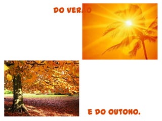do verãoe do Outono.
