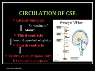 MENINGES, CEREBROSPINAL FLUID AND BLOOD BRAIN BARRIER | PPT