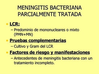 Meningitis CróNica | PPT