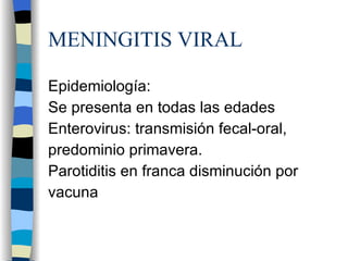 Meningitis Viral