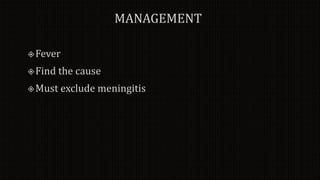 Meningitis, encephalitis, seizure disorder, epilepsy