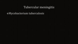 Meningitis, encephalitis, seizure disorder, epilepsy