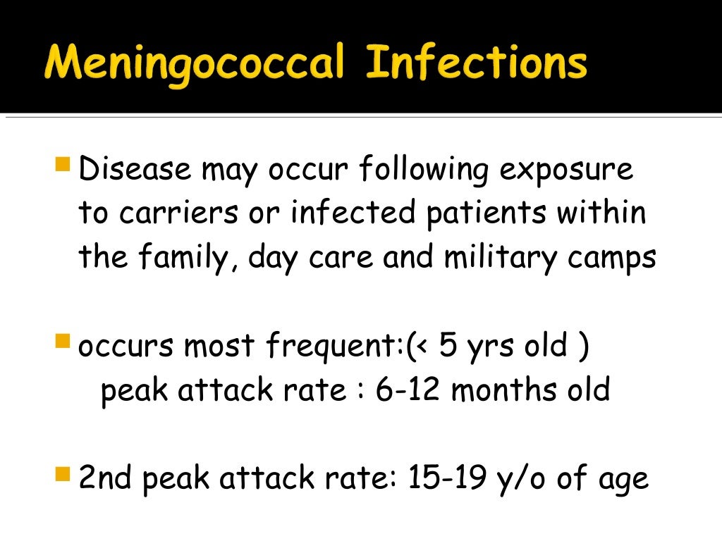 Meningococcal infections