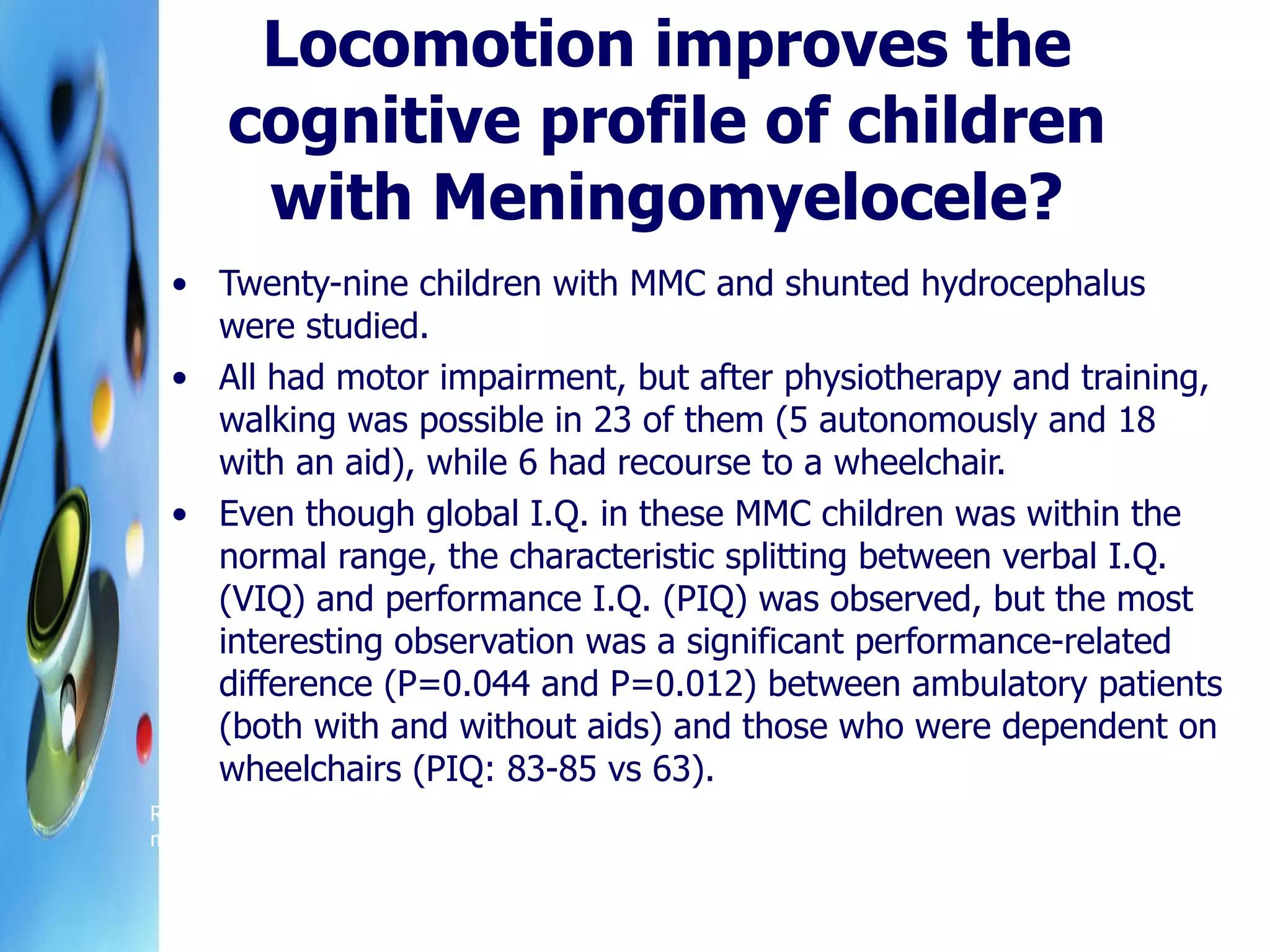 Meningomyelocoele | PPT