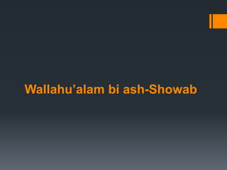 Wallahu’alam bi ash-Showab
 