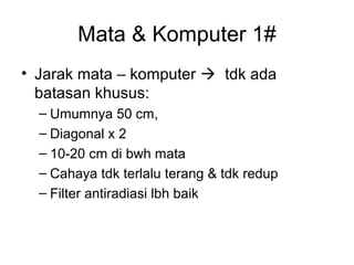 Menjaga kesehatan mata | PPT