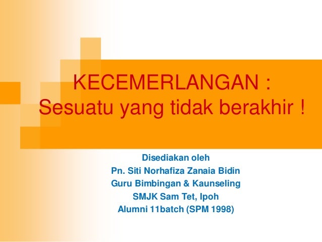 Menjana Potensi Diri Kursus Jati Diri Semesti 2017
