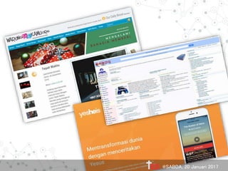 @SABDA, 20 Januari 2017
 